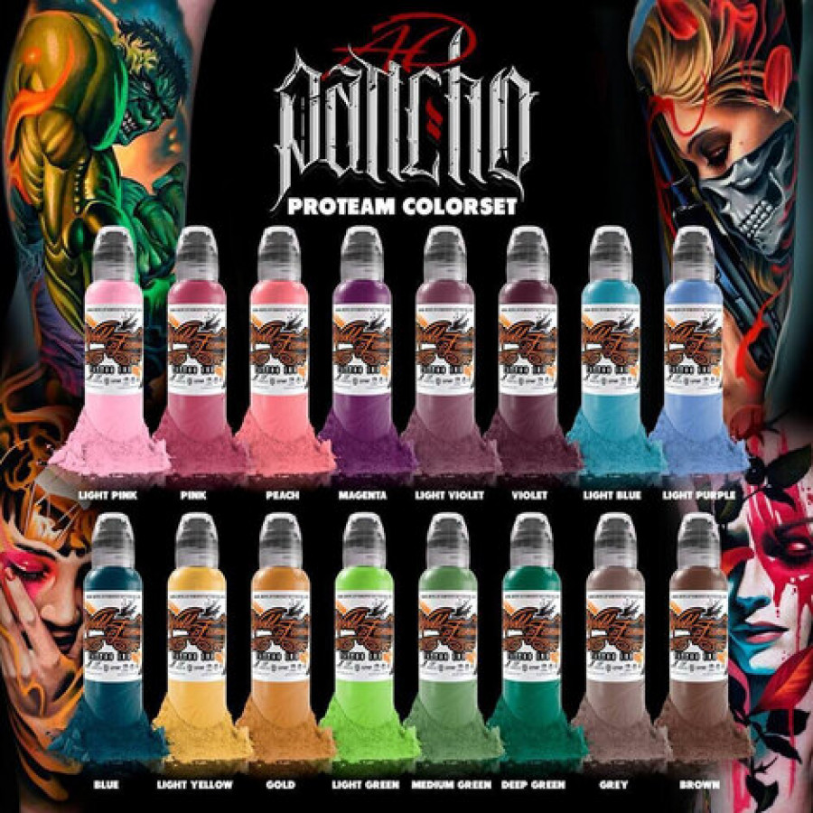 Краска World Famous Tattoo Ink Pancho - Gold